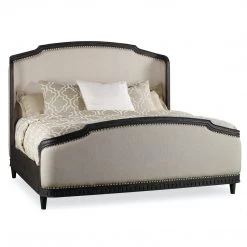 HOOKER Bedroom CORSICA UPHOLSTERED SHELTER KING BED: ESPRESSO 7 HOOKER Bedroom CORSICA UPHOLSTERED SHELTER KING BED: ESPRESSO