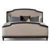 HOOKER Bedroom CORSICA UPHOLSTERED SHELTER KING BED: ESPRESSO