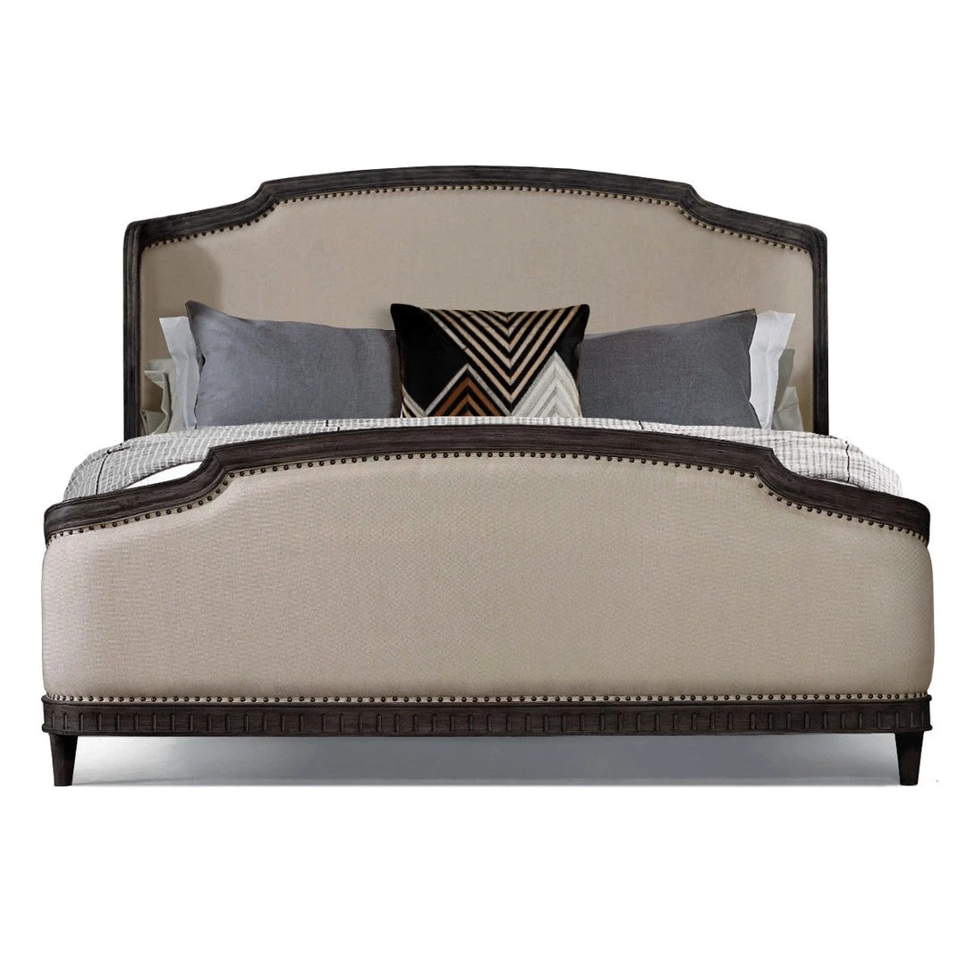 HOOKER Bedroom CORSICA UPHOLSTERED SHELTER KING BED: ESPRESSO 1 HOOKER Bedroom CORSICA UPHOLSTERED SHELTER KING BED: ESPRESSO