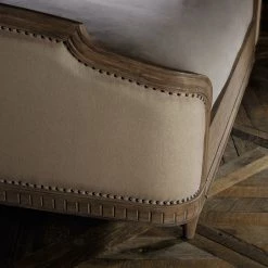 HOOKER Bedroom CORSICA UPHOLSTERED SHELTER BED: NATURAL