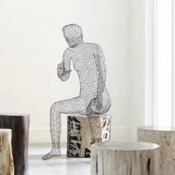 PHILLIPS COLLECTION CRAZY WIRE LOUNGING FEMALE