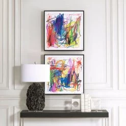 L ART "CREEPING, CRAWLING, LEAPING" CANVAS ART