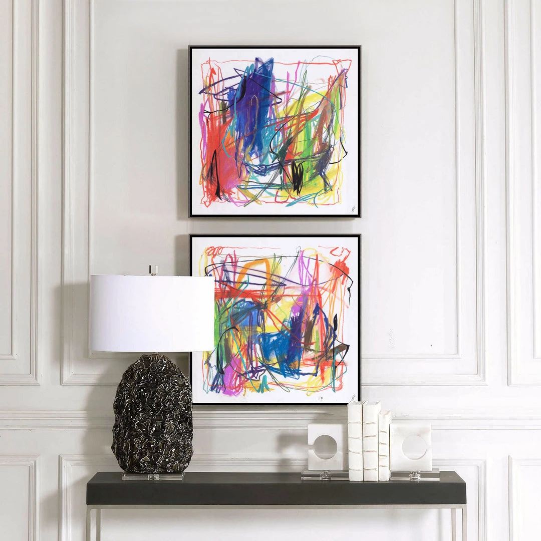 L ART "CREEPING, CRAWLING, LEAPING" CANVAS ART 2 L ART "CREEPING, CRAWLING, LEAPING" CANVAS ART