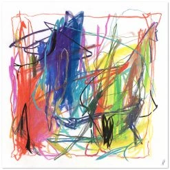 L ART "CREEPING, CRAWLING, LEAPING" CANVAS ART 6 L ART