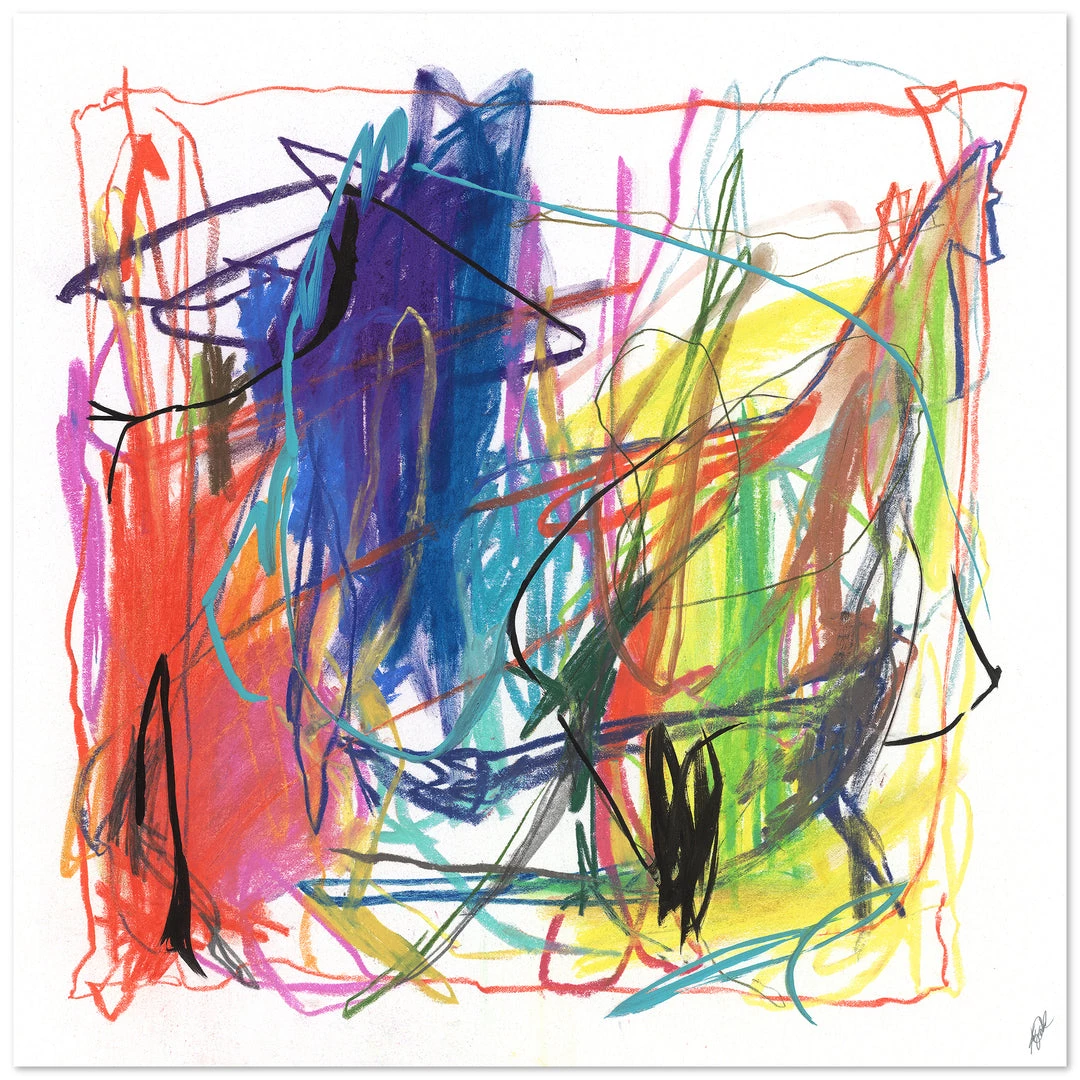 L ART "CREEPING, CRAWLING, LEAPING" CANVAS ART 3 L ART "CREEPING, CRAWLING, LEAPING" CANVAS ART