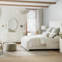 HOOKER CREST OVAL MARBLE TOP NIGHTSTAND Furniture