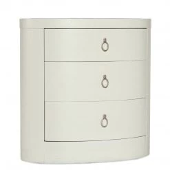 HOOKER CREST OVAL MARBLE TOP NIGHTSTAND Furniture