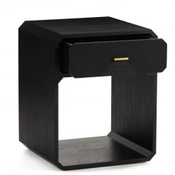 FOUR HANDS CREW NIGHTSTAND: BLACK ASH Furniture