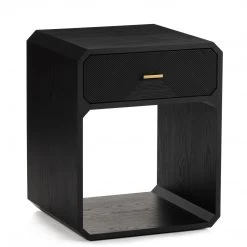 FOUR HANDS CREW NIGHTSTAND: BLACK ASH Furniture