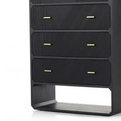 FOUR HANDS CREW TALL CHEST: BLACK ASH Furniture