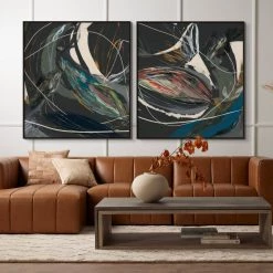 L ART "CROSS BREEZE II" CANVAS ART Wall Art 5 L ART