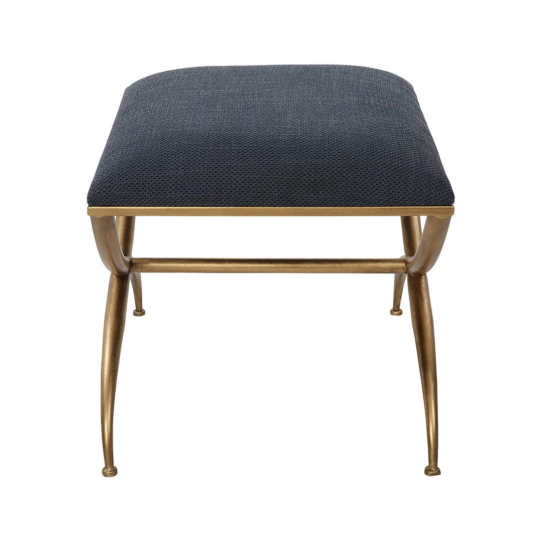 UTTERMOST GOLD CROSSING SMALL BENCH: NAVY 4 UTTERMOST GOLD CROSSING SMALL BENCH: NAVY