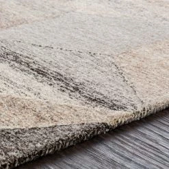 SURYA AGAMI WOOL RUG: STONE, TAUPE