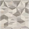 SURYA AGAMI WOOL RUG: STONE, TAUPE