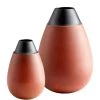 CYAN FLAMED COPPER ALUMINUM BULB VASE Accessories