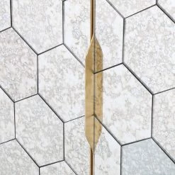 FOUR HANDS CYBIL ANTIQUE MIRROR MOSAIC SIDEBOARD