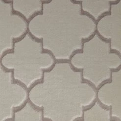 TOV Living Room CYDNEY VELVET OTTOMAN: CREAM