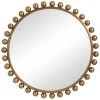 UTTERMOST CYRA 44" ROUND MIRROR: GOLD LEAF Mirrors