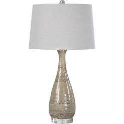 UTTERMOST Lighting DAKOTA TRIBAL EMBOSSED CERAMIC LAMP