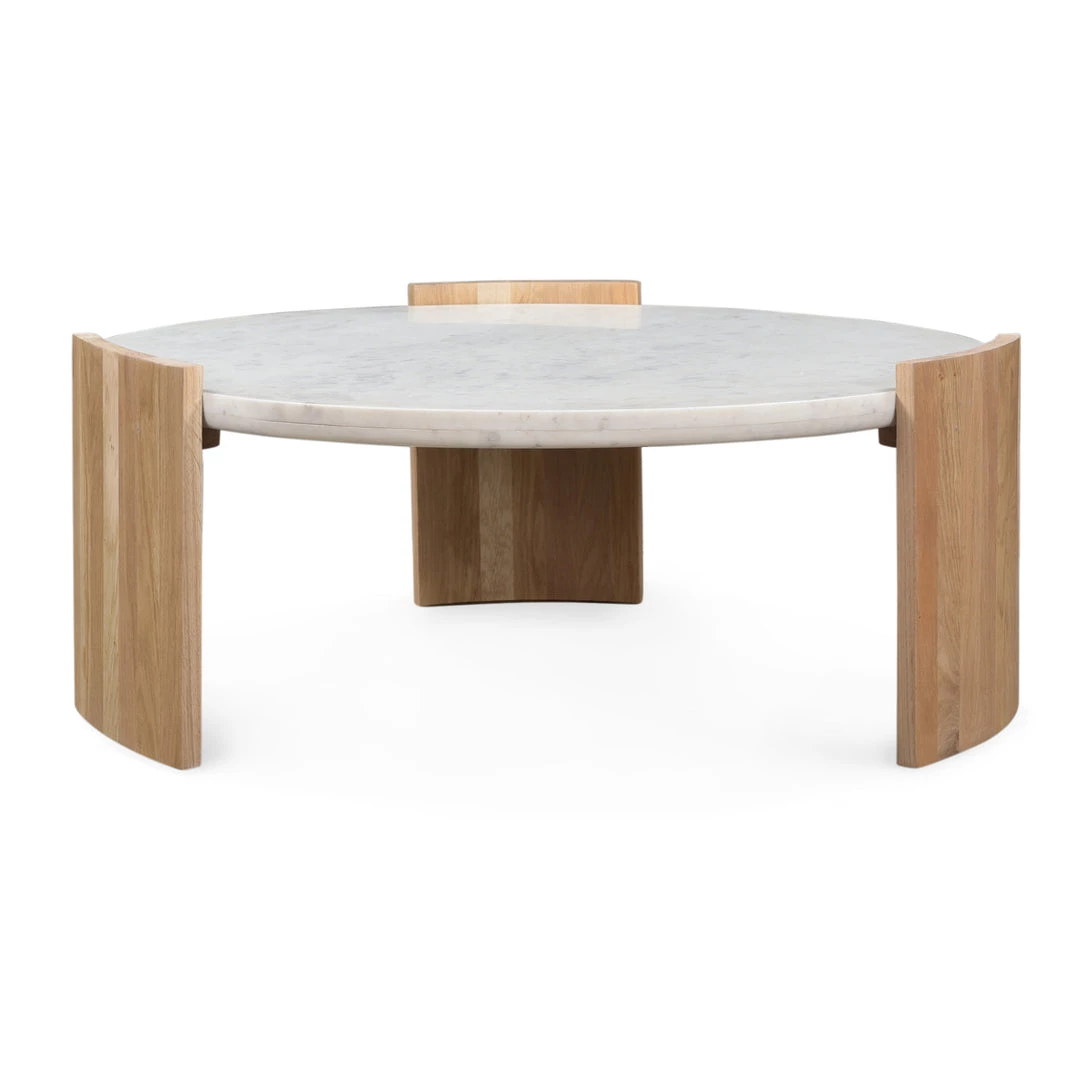 MOES Furniture DALA LIGHT OAK + MARBLE COFFEE TABLE 1 MOES Furniture DALA LIGHT OAK + MARBLE COFFEE TABLE