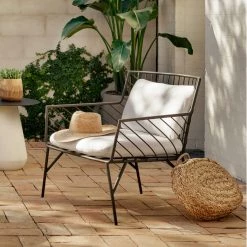 FOUR HANDS DALI OUTDOOR CHAIR: WHITE
