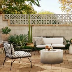 FOUR HANDS DALI OUTDOOR CHAIR: WHITE