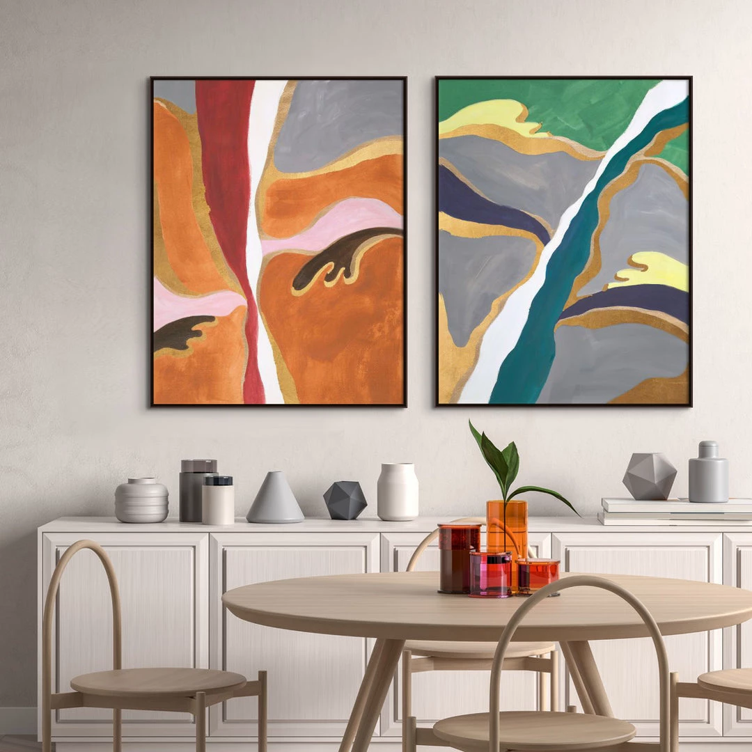 L ART "DANCING WITH YOU II" METALLIC GOLD EMBELLISHED CANVAS ART 2 L ART "DANCING WITH YOU II" METALLIC GOLD EMBELLISHED CANVAS ART