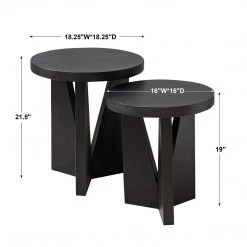 UTTERMOST DARK JAVA NESTING TABLES