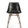 MOES Kitchen + Dining DAVIDSON LEATHER BUCKET DINING CHAIR | SET OF 2