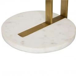 ZUO DECO DOT MARBLE TOP ACCENT TABLE