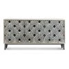 HOOKER DECO FAN BONE INLAY MOSAIC CONSOLE