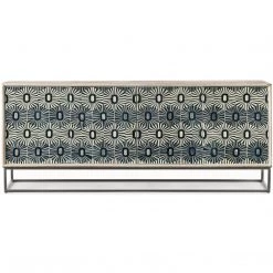 HOOKER DECO SUN BONE INLAY MOSAIC CONSOLE