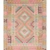 SURYA DEJA KILIM RUG: DUSTY ROSE