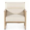 FOUR HANDS Furniture DEMPSEY CANE PANELED ARM CHAIR: IVORY