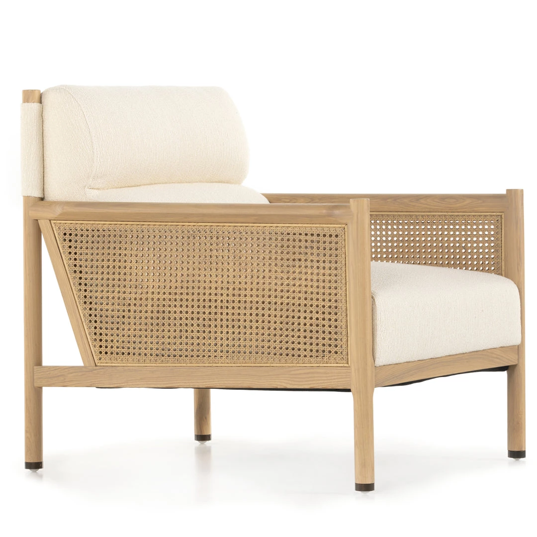 FOUR HANDS Furniture DEMPSEY CANE PANELED ARM CHAIR: IVORY 3 FOUR HANDS Furniture DEMPSEY CANE PANELED ARM CHAIR: IVORY