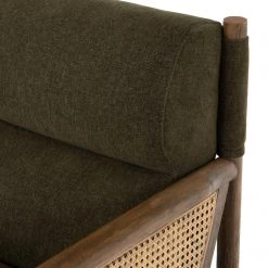 FOUR HANDS Furniture DEMPSEY CANE PANELED ARM CHAIR: OLIVE 16 FOUR HANDS Furniture DEMPSEY CANE PANELED ARM CHAIR: OLIVE