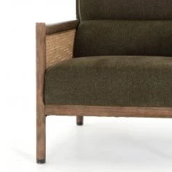 FOUR HANDS Furniture DEMPSEY CANE PANELED ARM CHAIR: OLIVE 17 FOUR HANDS Furniture DEMPSEY CANE PANELED ARM CHAIR: OLIVE