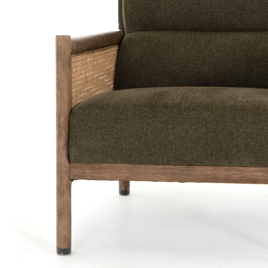 FOUR HANDS Furniture DEMPSEY CANE PANELED ARM CHAIR: OLIVE 9 FOUR HANDS Furniture DEMPSEY CANE PANELED ARM CHAIR: OLIVE