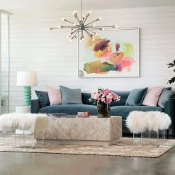 DOVETAIL DENMARK LIGHT WASH COFFEE TABLE Furniture