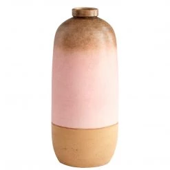 CYAN DESERT SUNRISE CERAMIC VASE