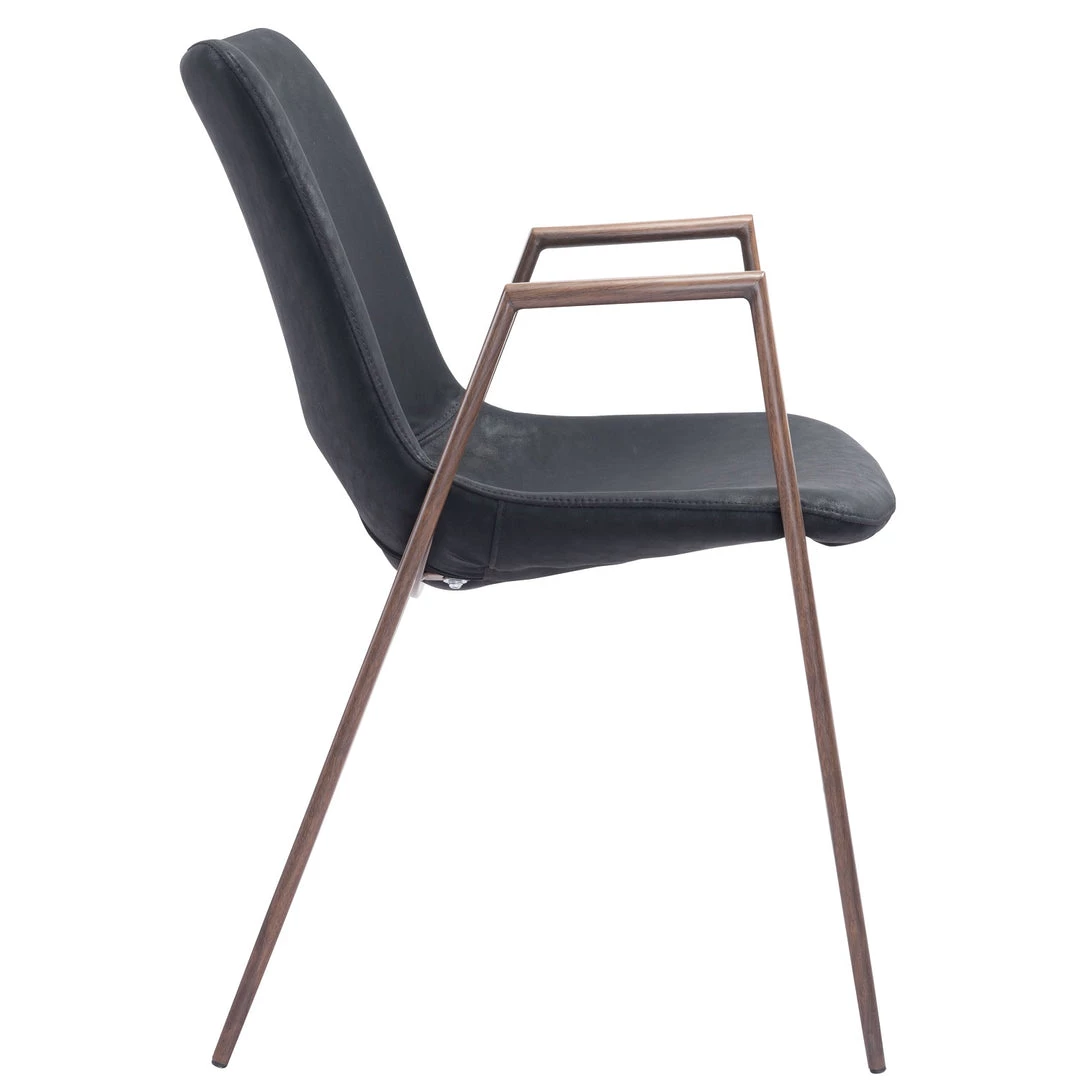 ZUO Furniture DESI DINING CHAIR: BLACK | SET OF 2 4 ZUO Furniture DESI DINING CHAIR: BLACK | SET OF 2