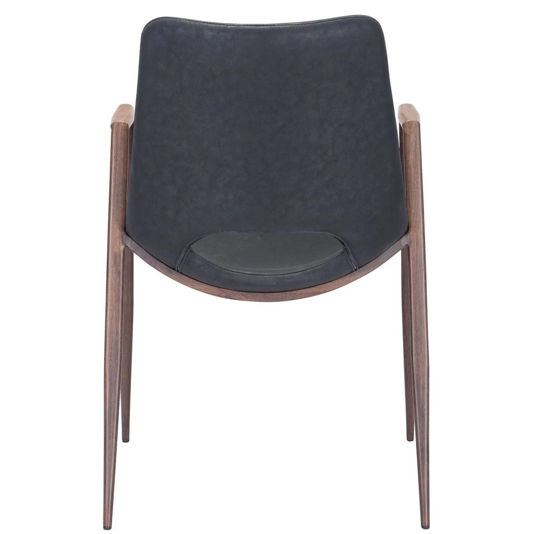 ZUO Furniture DESI DINING CHAIR: BLACK | SET OF 2 6 ZUO Furniture DESI DINING CHAIR: BLACK | SET OF 2