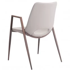 ZUO DESI DINING CHAIR: PUTTY | SET OF 2