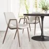 ZUO DESI DINING CHAIR: PUTTY | SET OF 2