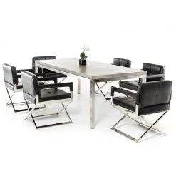 URBIA DEXTER CONCRETE DINING TABLE Kitchen + Dining