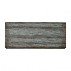 HOOKER Furniture DHARMA ANTIQUE BLUE CARVED WOOD ACCENT CHEST