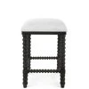 UTTERMOST Furniture DHARMA CERUSED BLACK COUNTER STOOL