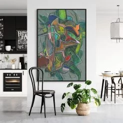 L ART "DISMANTLED II" CANVAS ART