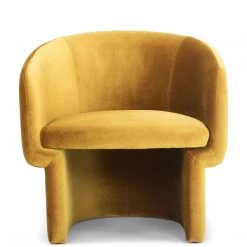URBIA DITA VELVET BARREL CHAIR