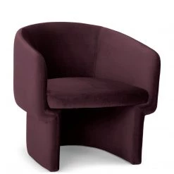 URBIA DITA VELVET BARREL CHAIR
